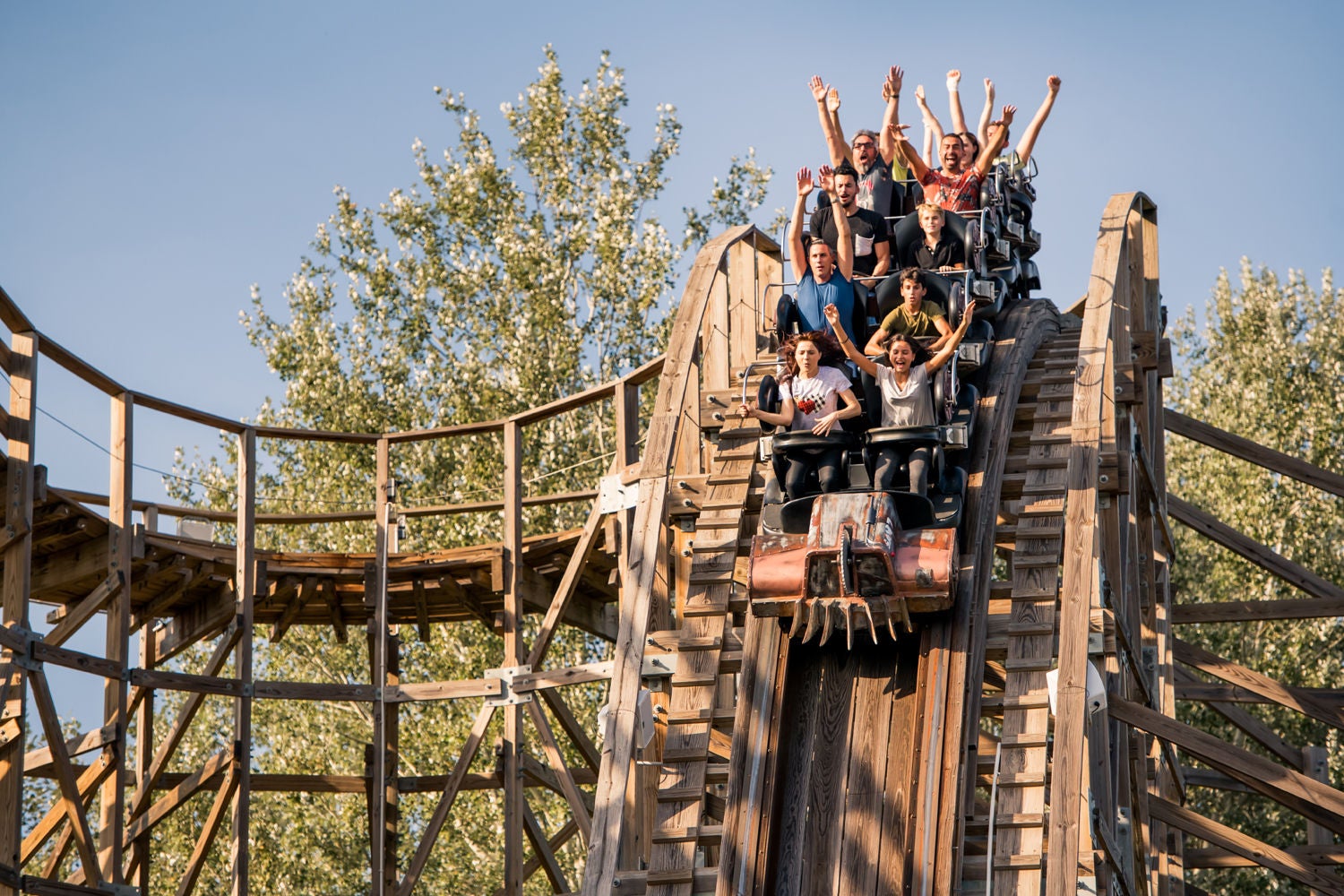 Walibi timber manège à sensations